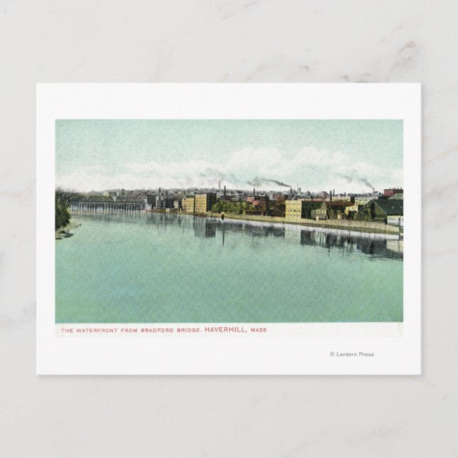 Bradford Bridge View of the Waterfront Vykort (Framsida)