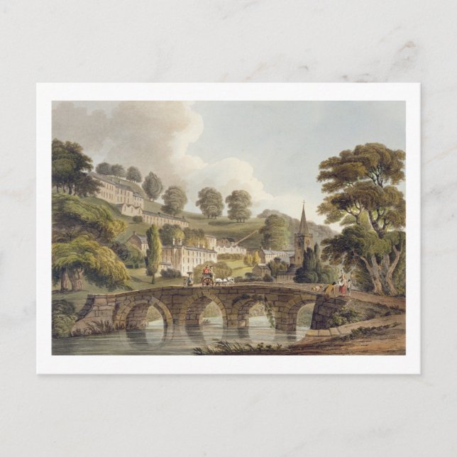 Bradford, från "Bath Illustrated by a Series VI Vykort (Framsida)