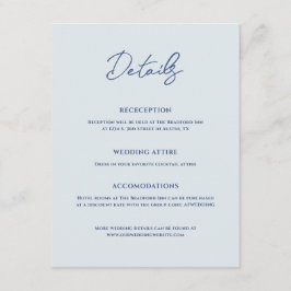 Bradford Modern Bröllop Tilläggskort