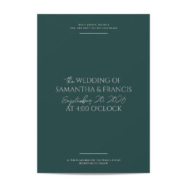 Bradford Modern Photo and Typography Bröllop Inbjudningar