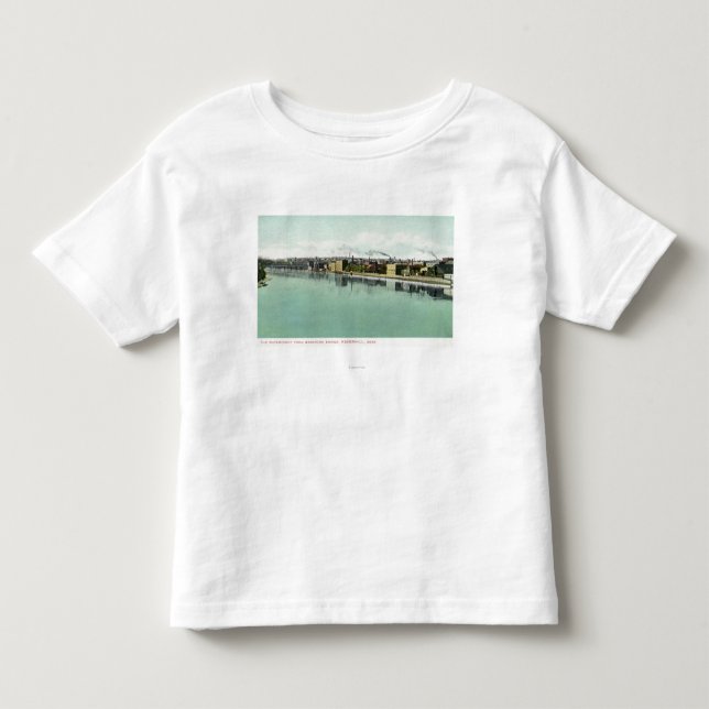 Bradford överbryggar beskådar av stranden tee shirt (Framsida)