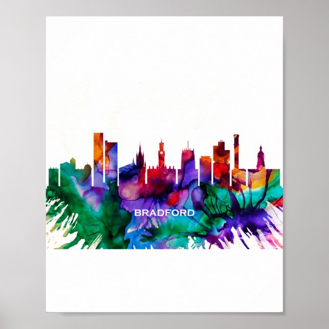 Bradford Skyline Poster (Framsidan)