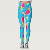 Brädgårdsglädje: Glass och stjärnor Leggings
