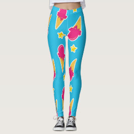Brädgårdsglädje: Glass och stjärnor Leggings