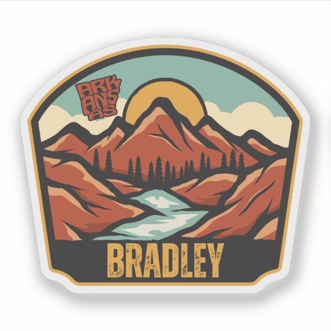 Bradley, Arkansas Klistermärken (Framsida)