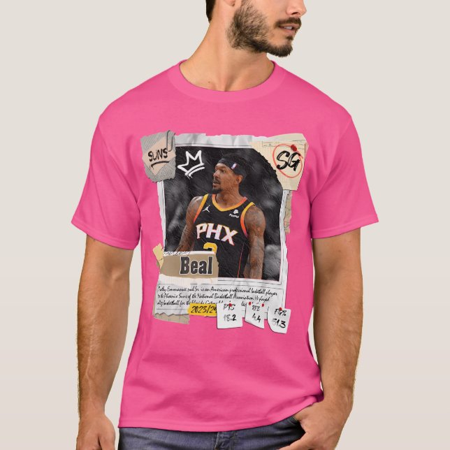Bradley Beal Basketball Art Sol 3 T Shirt (Framsida)