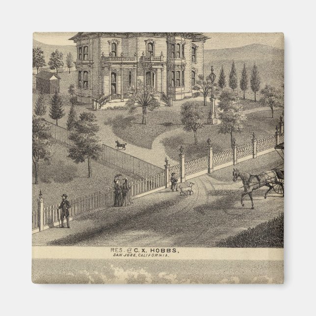 Bradley-bostad Magnet (Framsidan)