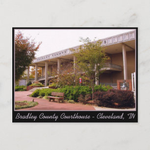 Bradley County Domstol - Cleveland, TN Vykort