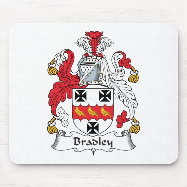 Bradley familjvapensköld musmatta (Framsidan)