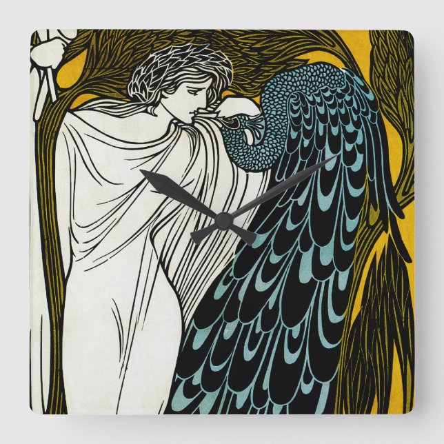 Bradley: Hans Bok Fyrkantig Klocka (Framsida)