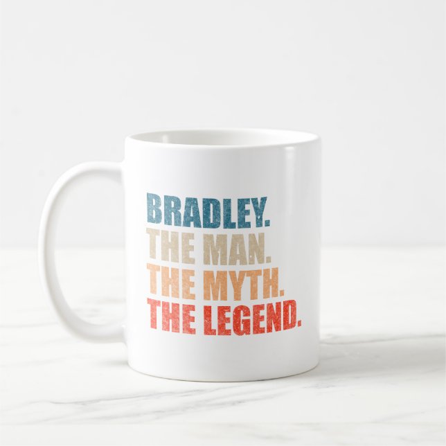 Bradley Mannen Myten Legenden Kaffemugg (Vänster)