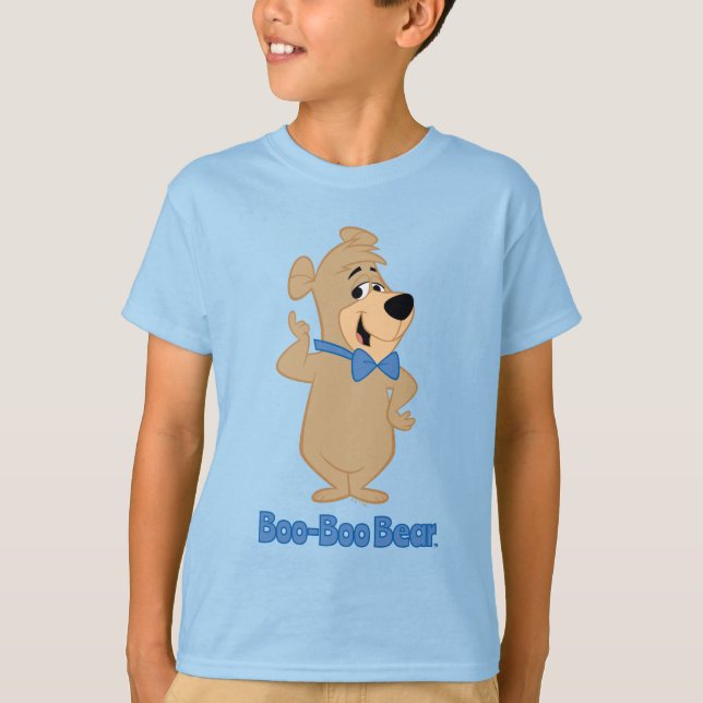 Brådmogen Boo-Boo Björn T Shirt (Framsida)