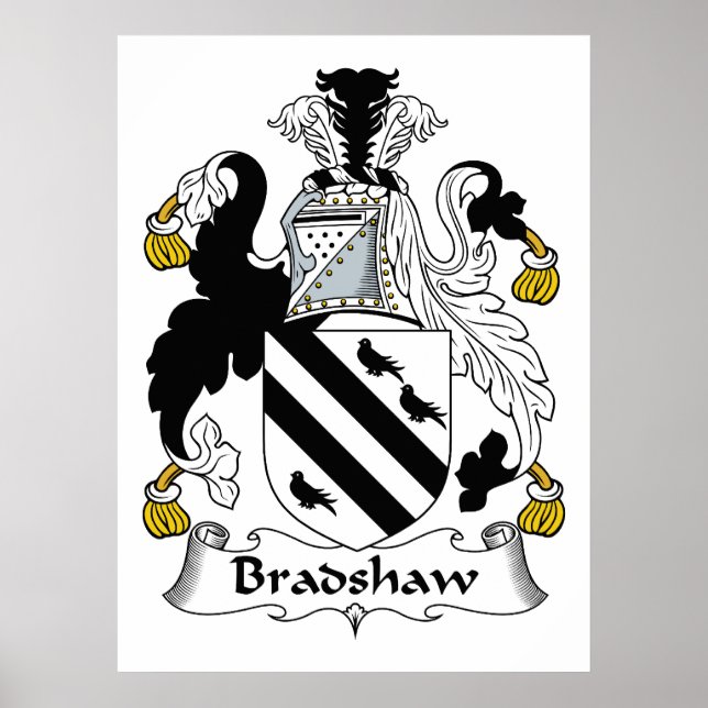 Bradshaw Family Crest Poster (Framsidan)