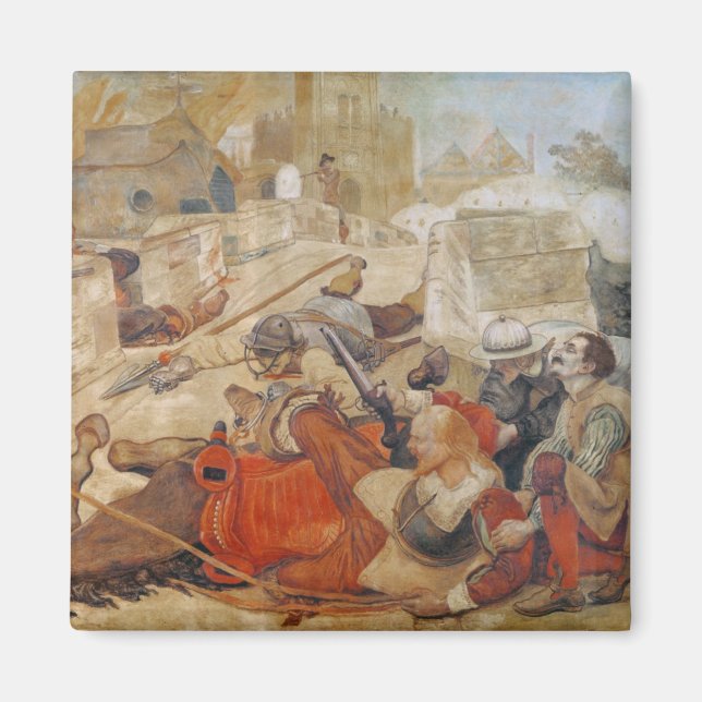 Bradshaws försvar av Manchester (1642) Magnet (Framsidan)