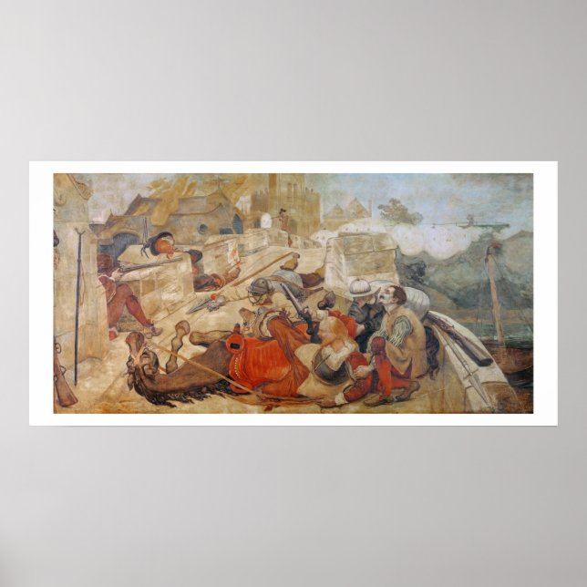 Bradshaws försvar av Manchester (1642) Poster (Framsidan)