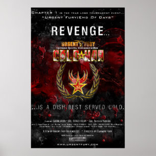 Brådskande Fury Kall Krig stora högglans poster