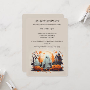 Brådskande inbjudan till Halloween fest