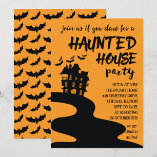 Brådskande inbjudan till Halloween fest