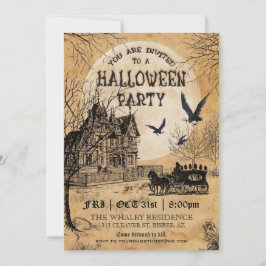 Brådskande inbjudan till Halloween fest