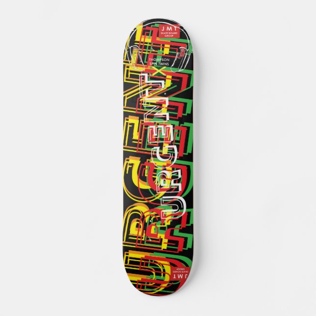 BRÅDSKANDE J,MT PRO SKATEBOARDS (Framsida)