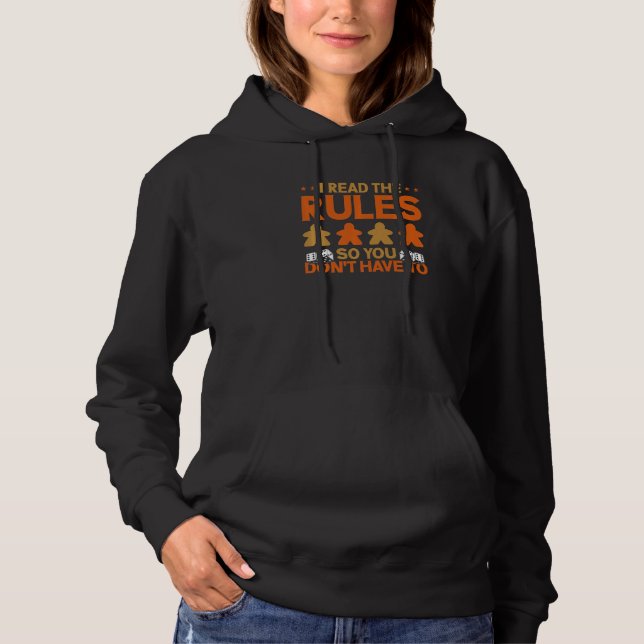 Brädspel  Jag läste reglerna så att du slipper  T Shirt (Framsida)