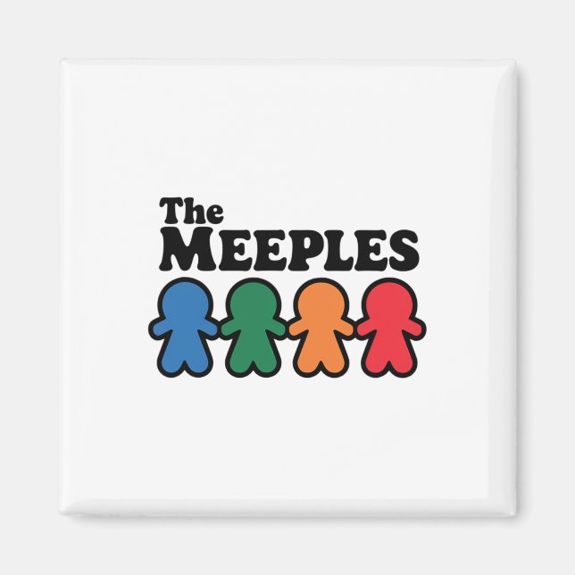 Brädspelsfantasten Meeples Magnet (Framsidan)