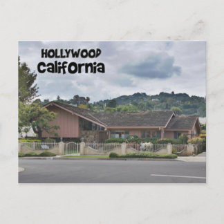 Brady Bunch House Hollywood California Postcard Vykort