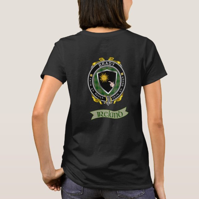 Brady Irish Shield Women's T-Shirt (Baksida)