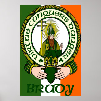 Brady Klan Motto Poster Skriv ut