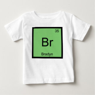 Bradyn Namn Kemi Element Periodiska Systemet T-shirt