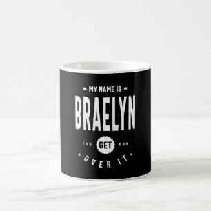 Braelyn Personlig Namn Birthday Kaffemugg