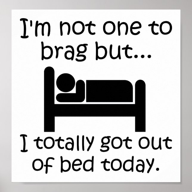 Brag ut från Bed Funny Poster (Framsidan)