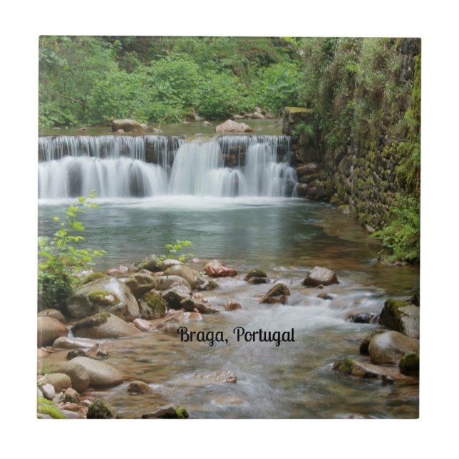 Braga, Portugals landskap Kakelplatta (Framsidan)