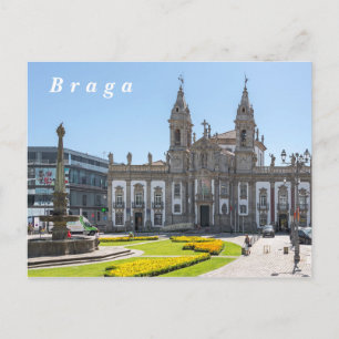 Braga. Visa stadskärnan. Vykort