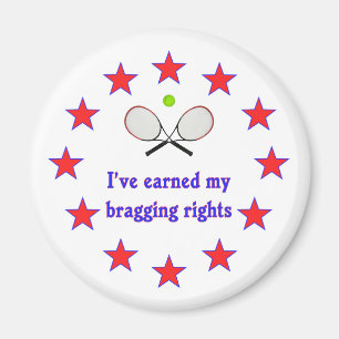 Bragging Högers Tennis Magnet