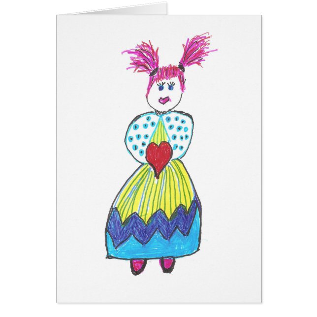 BraGolly flickakort för tillfällen OBS Kort (Framsidan)