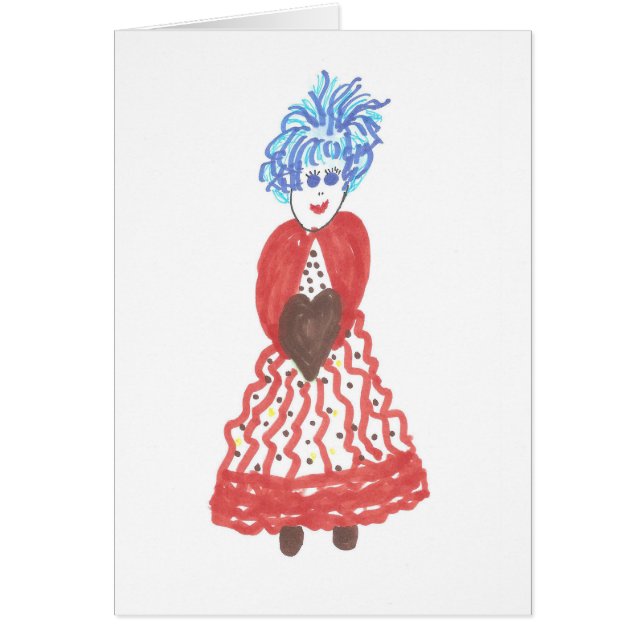 BraGolly flickakort för tillfällen OBS Kort (Framsidan)