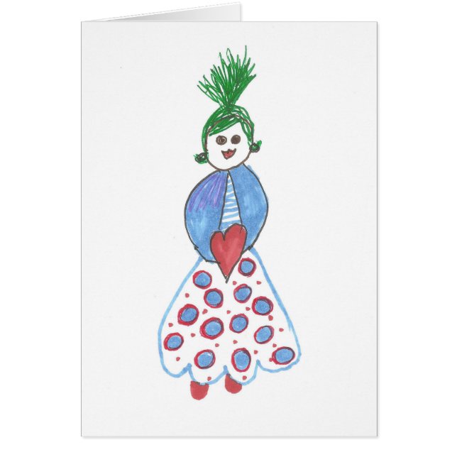 BraGolly flickakort för tillfällen OBS Kort (Framsidan)