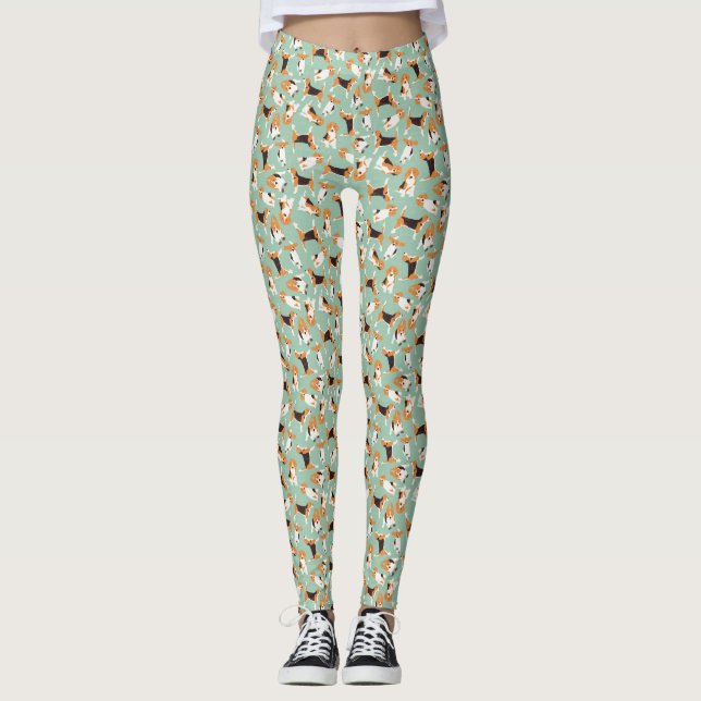 Brågspridningsmynta Leggings (Framsida)
