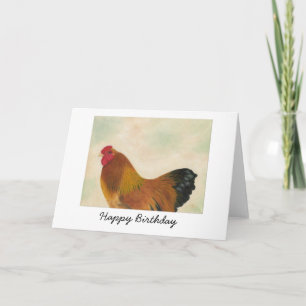 Brahma Chicken Birthday Card Kort