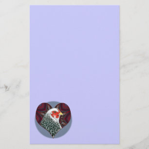 Brahma Hen Heart Brevpapper