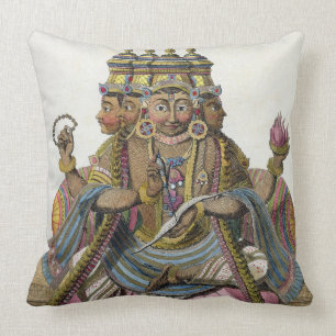 Brahma hinduisk gud av skapelsen, från 'den kudde