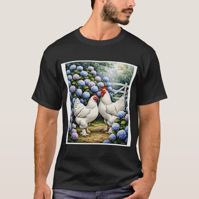 Brahma Pootra Vit Tupp #3 T Shirt (Framsida)