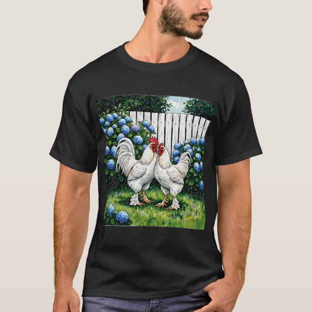 Brahma Pootra Vit Tupp T Shirt (Framsida)