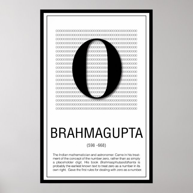 Brahmagupta Poster (Framsidan)