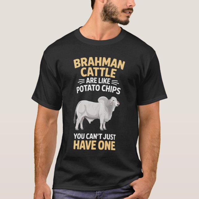 Brahman Nötkreatur Är Som Brahminer T Shirt (Framsida)
