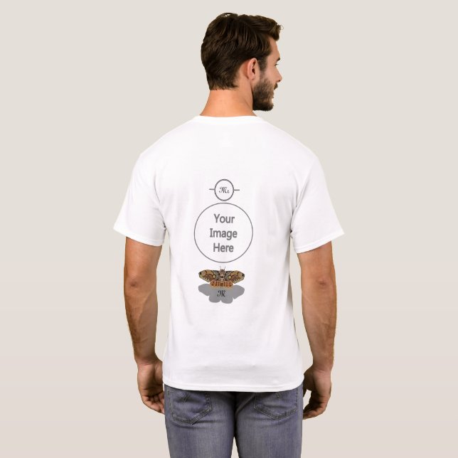 Brahmin Moth Monogram T Shirt (Hel baksida)