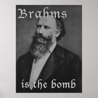 Brahms är bomben poster