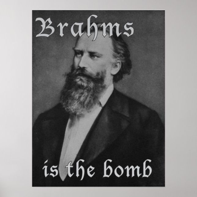 Brahms är bomben poster (Framsidan)