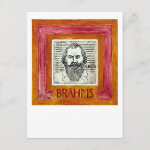 Brahms vykort